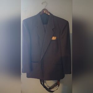 Bhambi's Brown Herringbone 2 Piece Suit